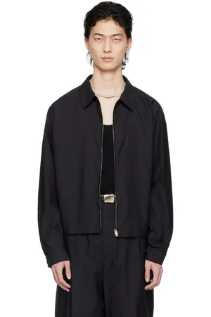 LEMAIRE Black Convertible Jacket