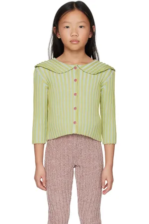 ECKHAUS LATTA SSENSE Exclusive Kids Green Bambino Cardigan