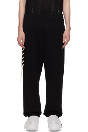 CRAIG GREEN Black Laced Sweatpants