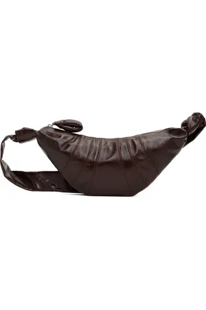 LEMAIRE Brown Small Croissant Bag