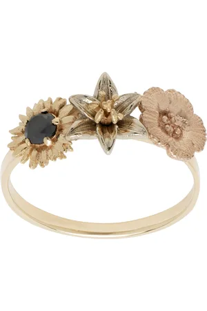 Bernard James Gold FLORA Maxi Posy Ring