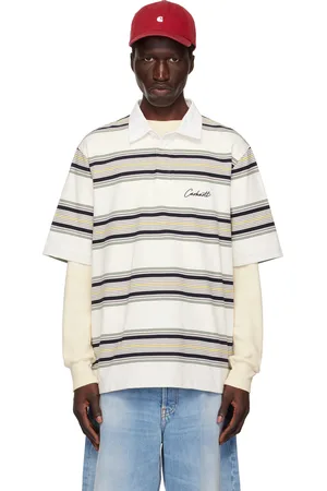 Carhartt White Gaines Rugby Polo
