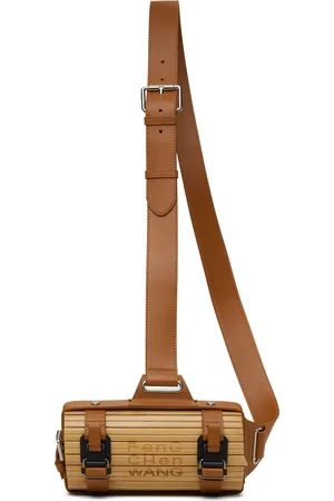 Feng Chen Wang Beige & Brown Crossbody Bag