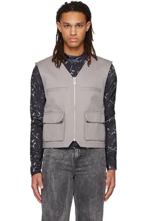 HAN Kjøbenhavn Gray Zip Vest