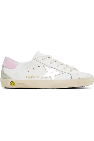 Golden Goose Kids White Super-Star Classic Sneakers