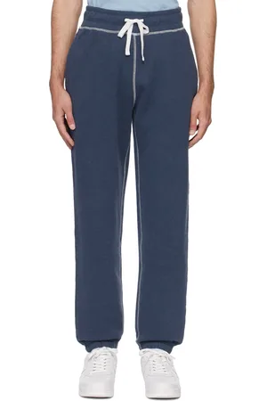 Sunspel Navy Relaxed-Fit Sweatpants