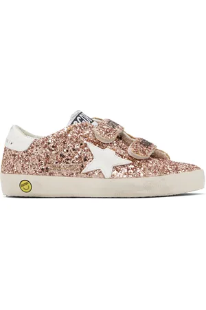 Golden Goose Kids Pink Old School Sneakers