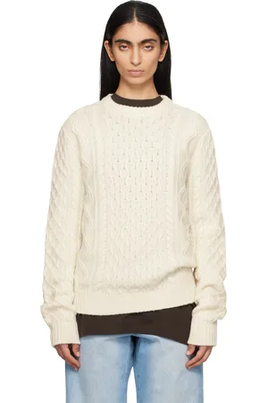 Guest In Residence Off-White Allday Cable Crew Sweater