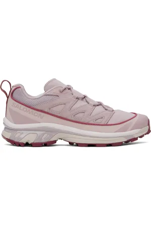Salomon Purple XT-6 Expanse Leather Sneakers
