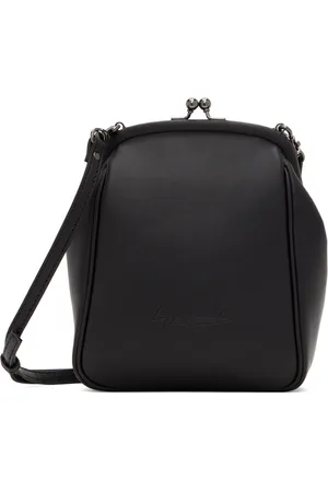 YOHJI YAMAMOTO Black Discord Clasp Bag