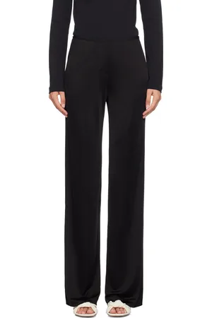 Helmut Lang Black Fluid Car Trousers
