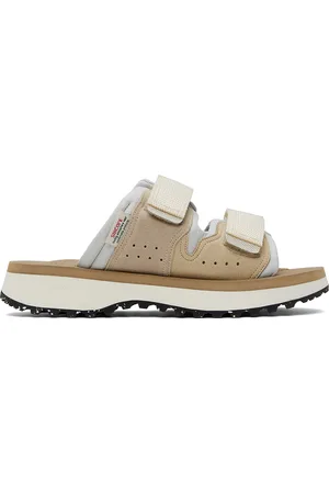 SUICOKE Beige & Gray MOGI-ab Sandals