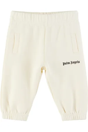 Palm Angels Baby Yellow Logo Sweatpants