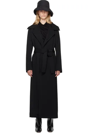 YOHJI YAMAMOTO Black R-Basic Coat