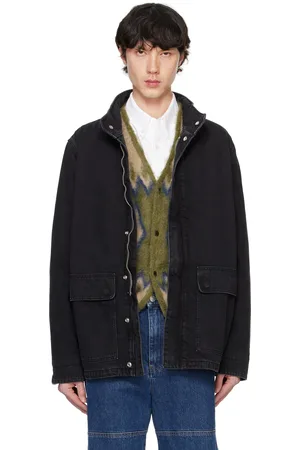 Sunflower Black Fatigue Denim Jacket