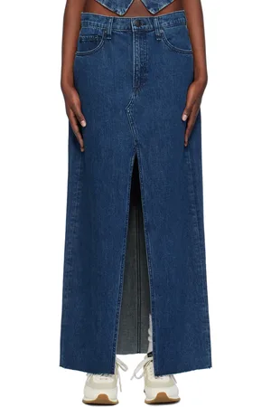 RAG&BONE Navy Avery Midi Skirt