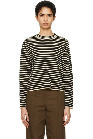 CORDERA Black & White Organic Cotton Striped T-shirt