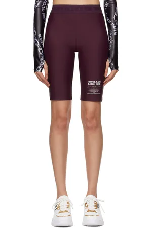 VERSACE Purple Legging Shorts