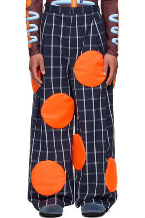 WALTER VAN BEIRENDONCK Navy Sun Trousers