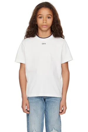 OFF-WHITE Kids White Off Stamp Clear T-shirt