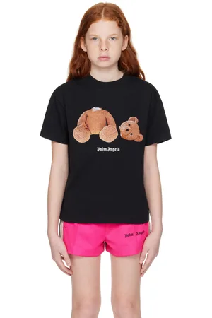 Palm Angels Kids Black Broken Bear T-shirt