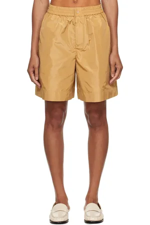 Staud Beige Genny Shorts