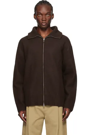 STUDIO NICHOLSON Brown Iwaki Sweater