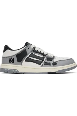 AMIRI & White Varsity Skel Top Low Sneakers