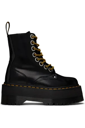 Dr. Martens Black Jadon Max Platform Boots