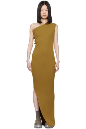 Rick Owens Tan Porterville Athena Maxi Dress
