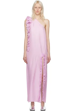Kika Vargas Pink Aretha Maxi Dress