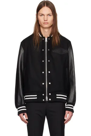 SACAI Black Gonz Edition Leather Bomber Jacket