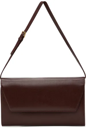 The Row Burgundy Evening Clutch