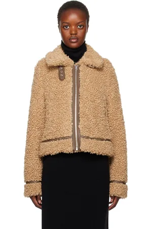 Stand Studio Brown Audrey Faux-Shearling Jacket