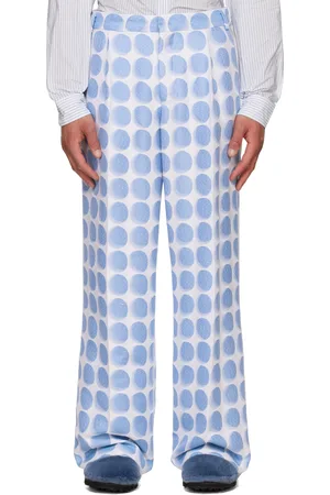 WALTER VAN BEIRENDONCK Blue Star Trousers