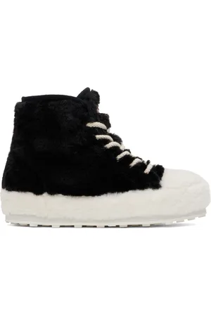 Marni Black & White Teddy Tennis Sneakers