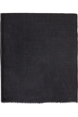 The Row SSENSE Exclusive Black & White Cashmere Scarf