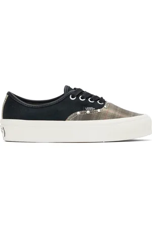 Vans Black & Khaki Premium Authentic 44 Sneakers