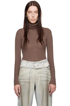 Holzweiler Burgundy Sara Merino Turtleneck