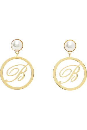 BLUMARINE Gold Faux-Pearl Earrings