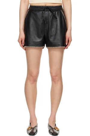 Nanushka Amil Vegan Leather Shorts