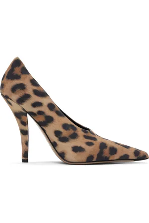 PARIS TEXAS Tan & Black Jessica Heels