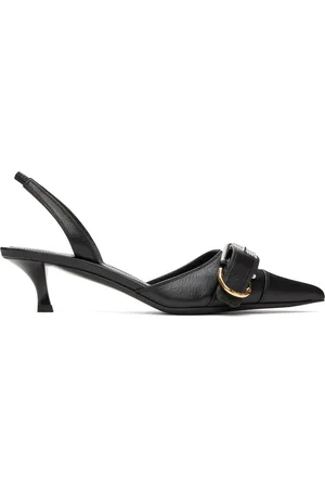 Givenchy Black Voyou Slingback Heels