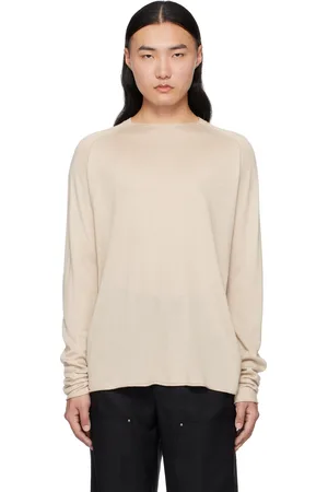 DEVOA Beige Knit Long Sleeve Sweater
