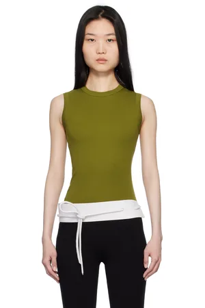Flore Flore Green Esmé Tank Top