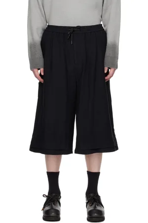 JUUN.J Black Drawstring Shorts