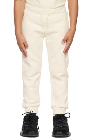 Kenzo Kids Beige Paris Embroidered Lounge Pants