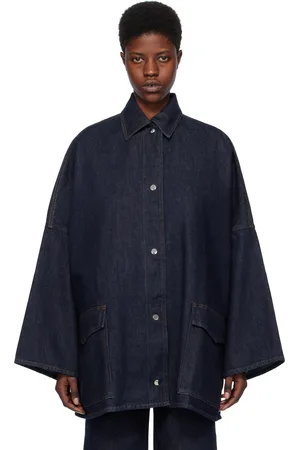 Totême Blue Press-Stud Denim Jacket