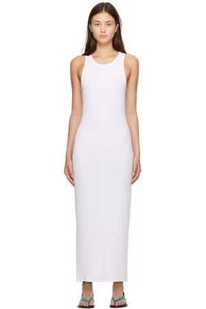 The Row White Tikea Maxi Dress