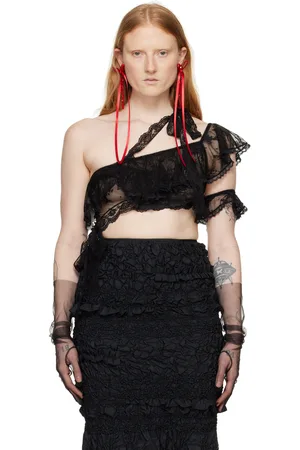 yuhan wang Ruffle Tank Top
